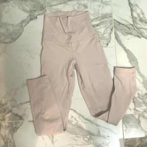 Light pink Lululemon leggings